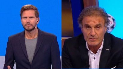 oscar ruggeri dejo sentado al pollo vignolo en pleno programa