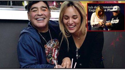 Rocío Oliva trabaja con Maradona en Gimnasia pero le sigue haciendo juicio y le reclama 6 millones