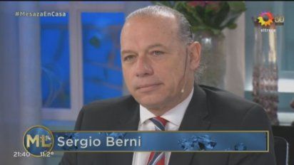 sergio berni confirmo en la noche de mirtha sus aspiraciones presidenciales