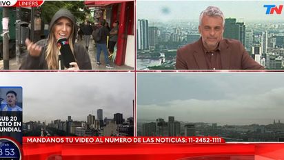 Paula Bernini volvió al móvil por el temporal y el rating acompañó a 'Tempraneros', de TN