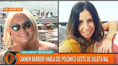 Carmen Barbieri bloqueó a Julieta Bal y reveló el significado del gesto que hizo cuando abuchearon su obra