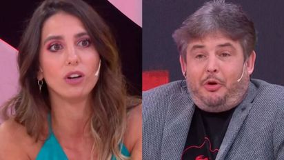 ¡De frente! Cinthia Fernández se cruzó con su compañero Gabriel Schultz