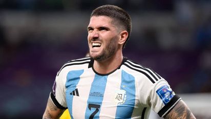 Rodrigo de Paul celebró con un conmovedor video los 10 años de su debut