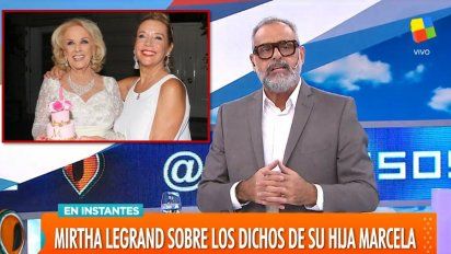 Sigue el conflicto: Rial le respondió a Mirtha Legrand y Marcela Tinayre  