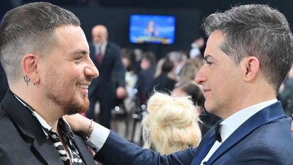 Ángel de Brito y Fede Bal enfrentados por unos anteojos de sol