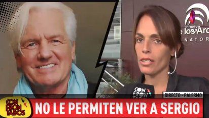 La novia de Sergio Denis fue a verlo al sanatorio; la echaron con orden de un juez y le recitó una poesía