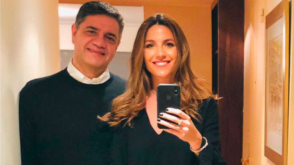Jorge Macri junto a su pareja la periodista María Belén Ludueña Jorge Macri junto a su pareja la periodista María Belén Ludueña