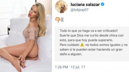 Luciana Salazar responde a las críticas: