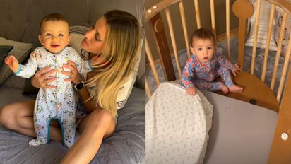 Mica Viciconte mostró cómo dejó la cama Luca Cubero: 