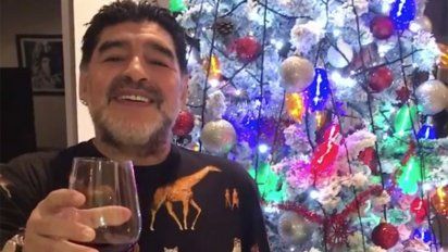 Diego Maradona pasó la navidad de 2019 muy triste