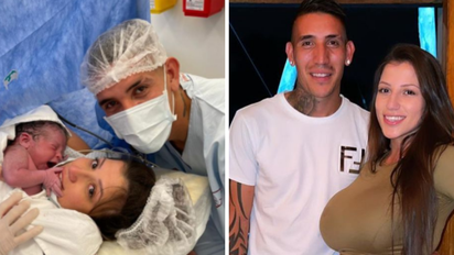 Ricardo Centurión fue papá de una nena