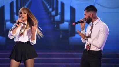 Charlotte Caniggia abandonó la pista del Cantando por una actitud de Moria Casán