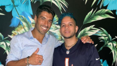 Paulo Londra tiene el apoyo de los fans de Luis Suárez: 